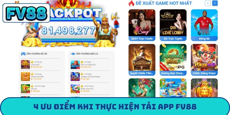 Hướng Dẫn Tải App FV88 - 3 Cách Bảo Mật Tài Khoản 5 Sao 4 ưu điểm khi thực hiện tải app FV88